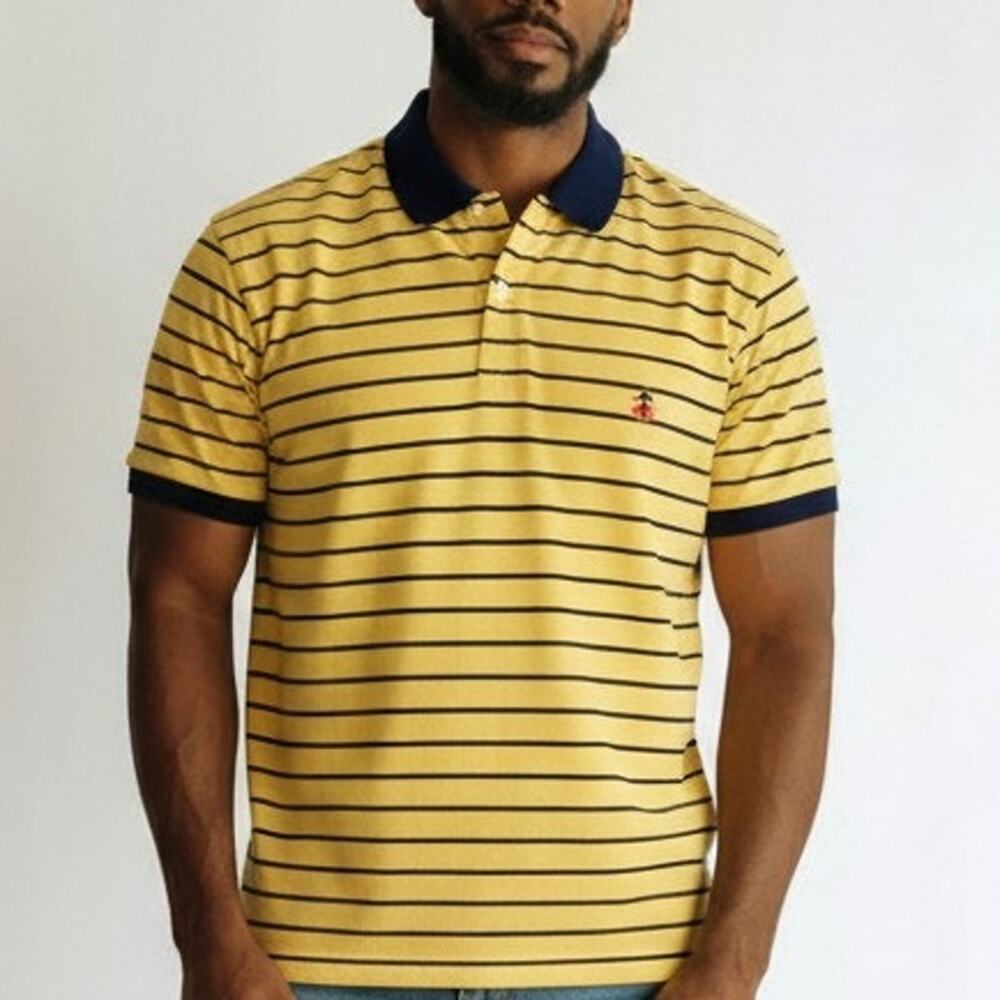 BROOKS BROTHERS 346 Golden Fleece Performance Polo Men L Original fit Striped